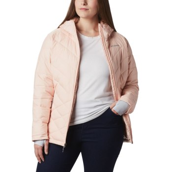 Columbia Ženske Jakne - Heavenly Hooded Plus Size Roze | VOQU-67038